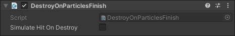 Destroy On Particles Finish
