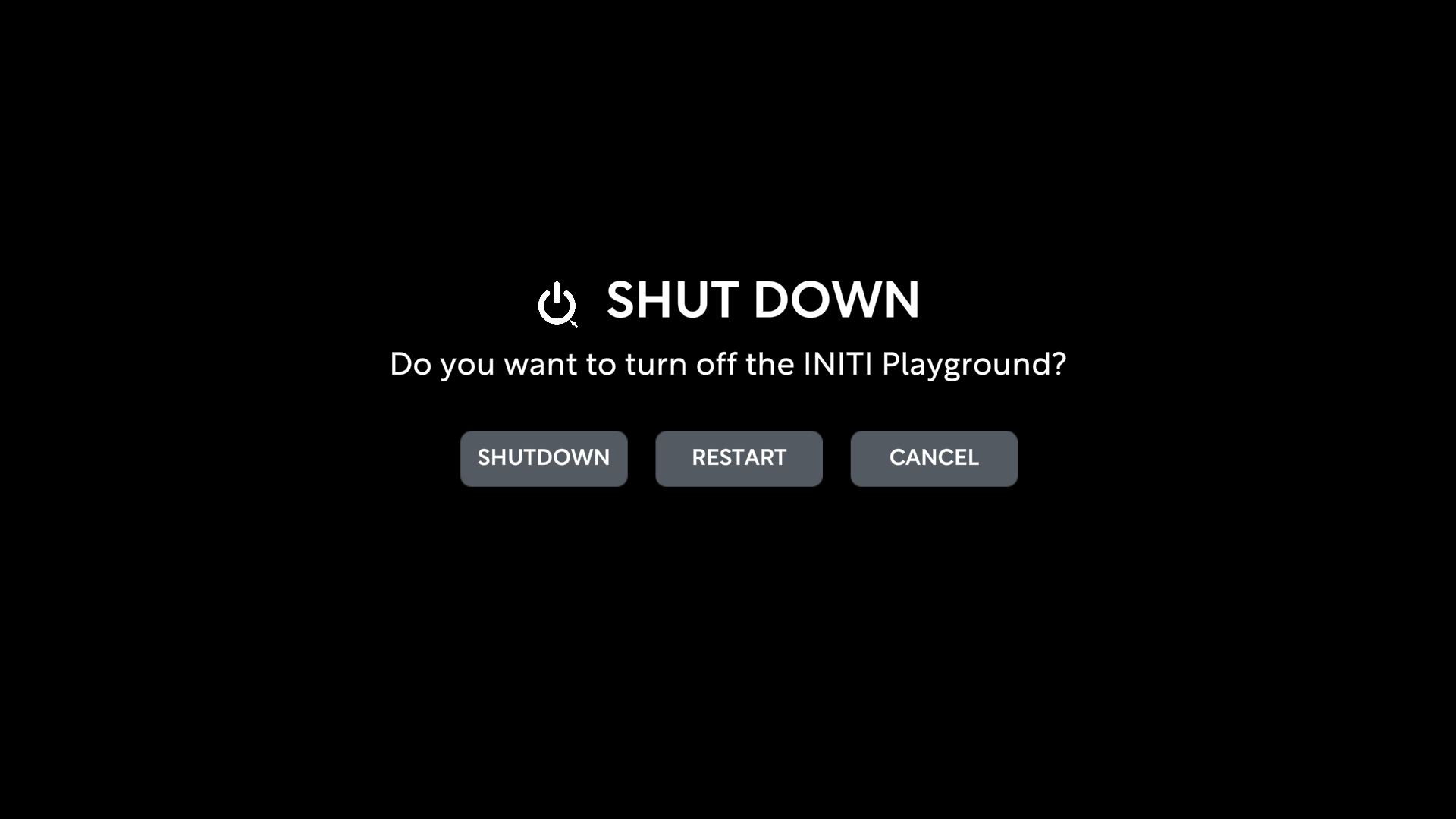 Shutdown options